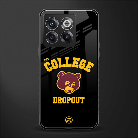 the college dropout back phone cover | glass case for oneplus 10t