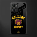 the college dropout back phone cover | glass case for vivo y16