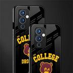 the college dropout back phone cover | glass case for oneplus 9