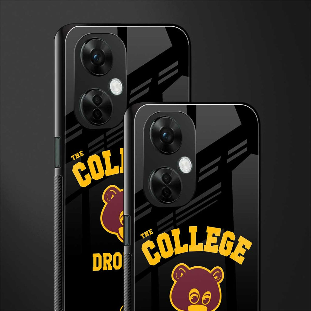 the college dropout back phone cover | glass case for oneplus nord ce 3 lite