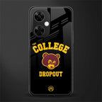 the college dropout back phone cover | glass case for oneplus nord ce 3 lite