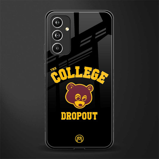 the college dropout back phone cover | glass case for samsung galaxy a54 5g