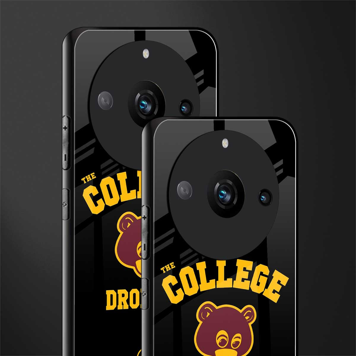 the college dropout back phone cover | glass case for realme 11 pro 5g