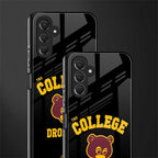 the college dropout back phone cover | glass case for samsun galaxy a24 4g