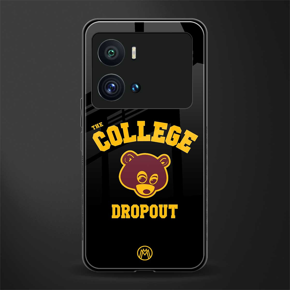 the college dropout back phone cover | glass case for iQOO 9 Pro