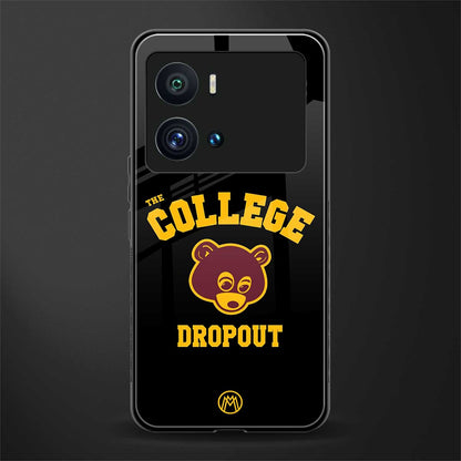 the college dropout back phone cover | glass case for iQOO 9 Pro