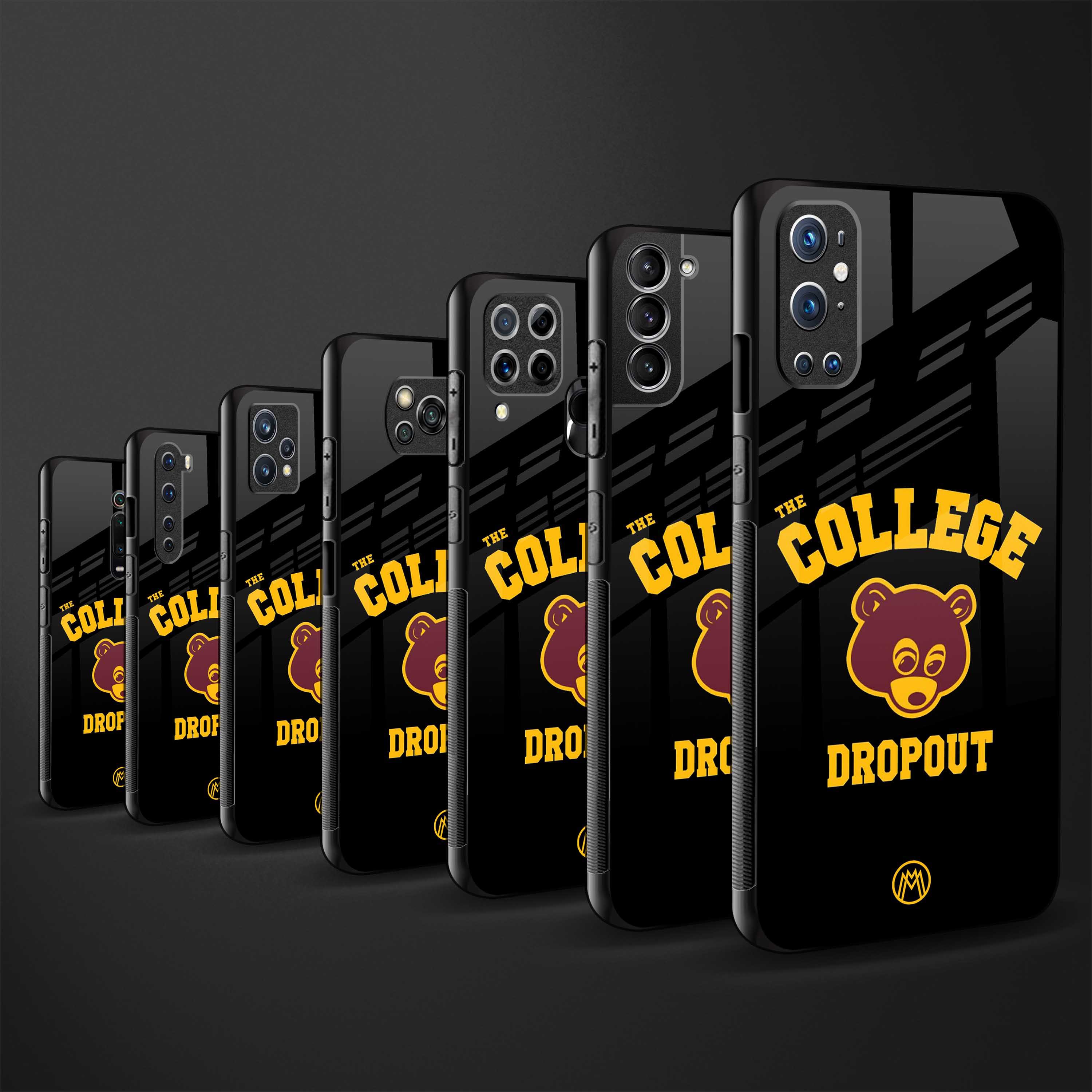 the college dropout glass case for vivo v11 pro image-3