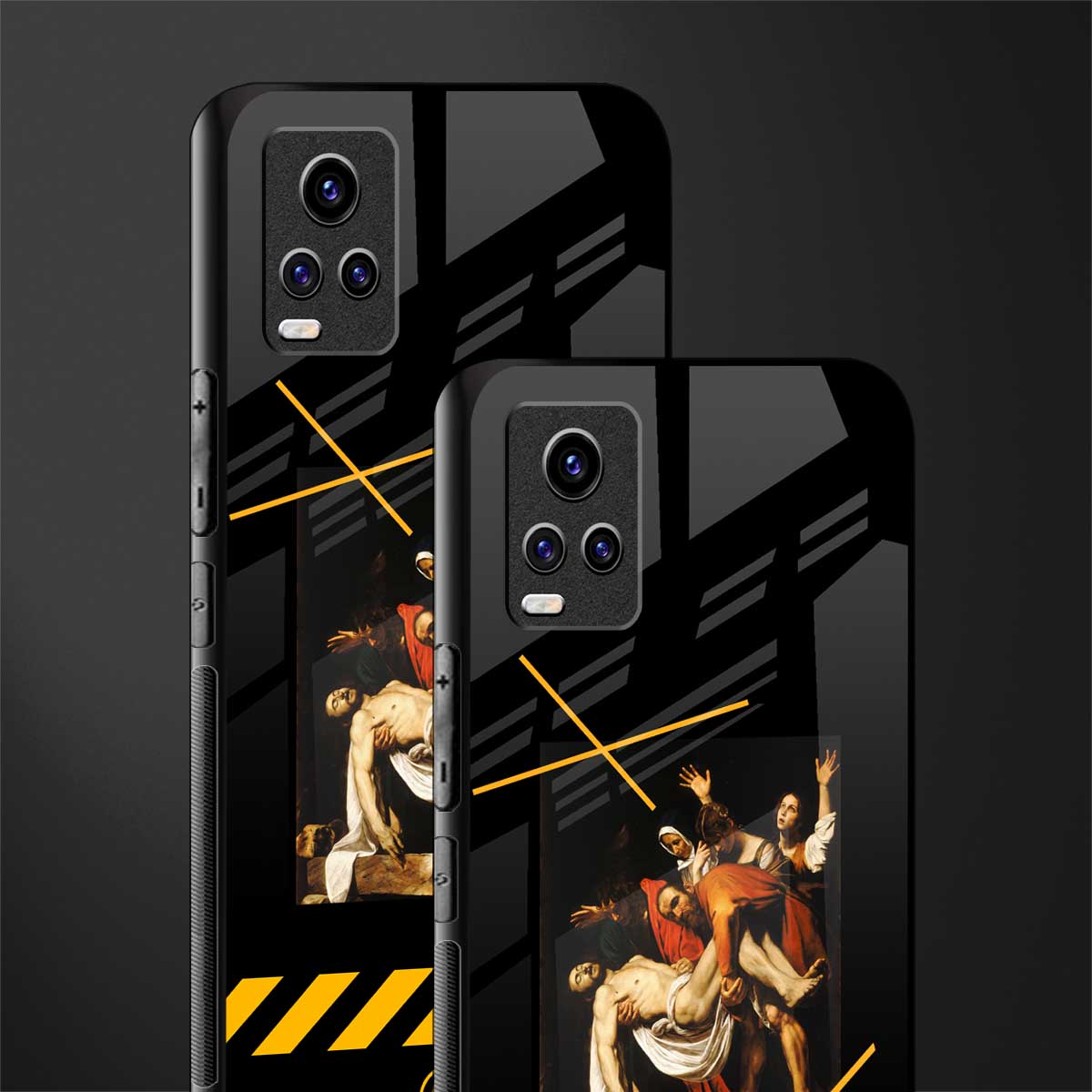 the entombment back phone cover | glass case for vivo y73