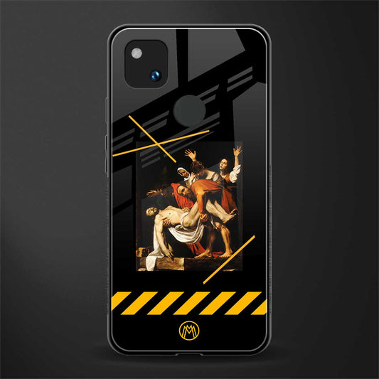the entombment back phone cover | glass case for google pixel 4a 4g