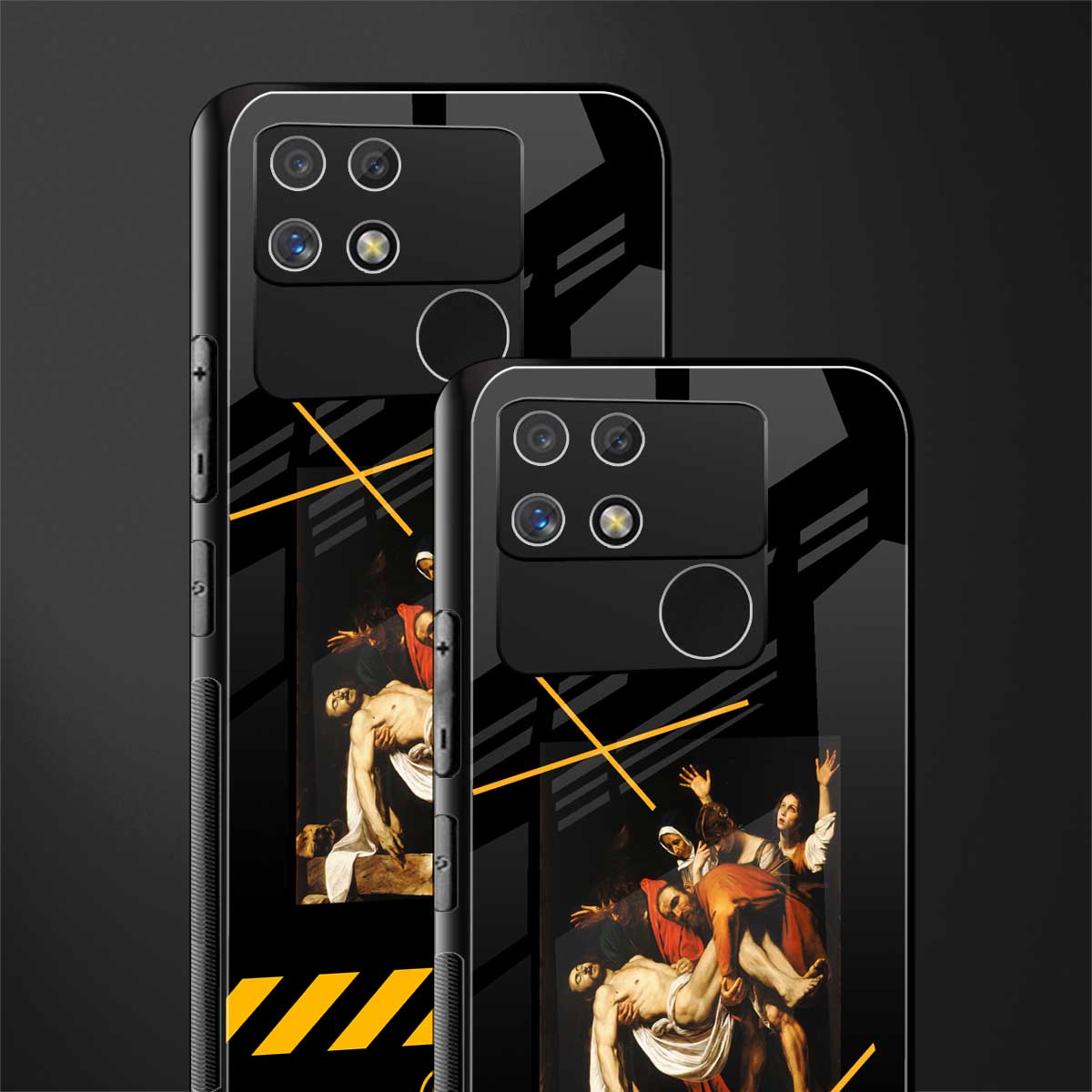the entombment back phone cover | glass case for realme narzo 50a