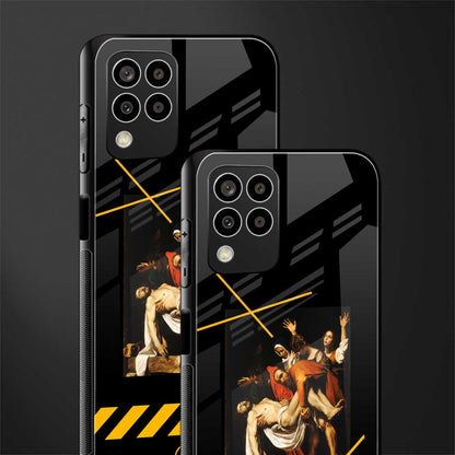 the entombment back phone cover | glass case for samsung galaxy m33 5g