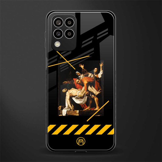 the entombment back phone cover | glass case for samsung galaxy m33 5g