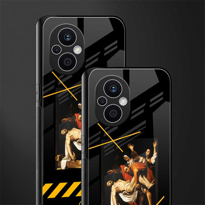 the entombment back phone cover | glass case for oppo f21 pro 5g