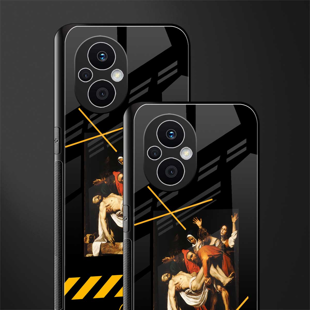 the entombment back phone cover | glass case for oppo f21 pro 5g