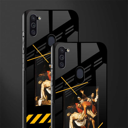 the entombment glass case for samsung galaxy m11 image-2