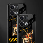 the entombment back phone cover | glass case for oppo reno 8