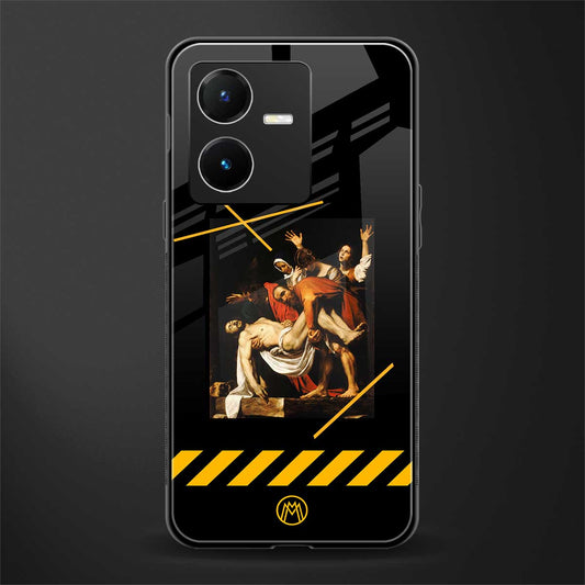 the entombment back phone cover | glass case for vivo y22