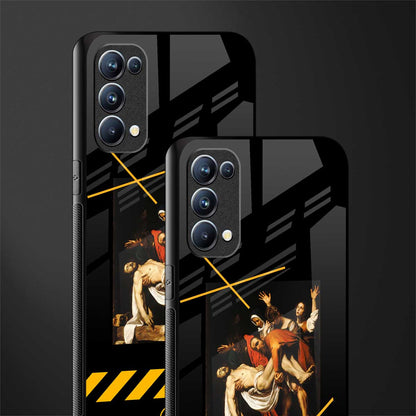 the entombment back phone cover | glass case for oppo reno 5