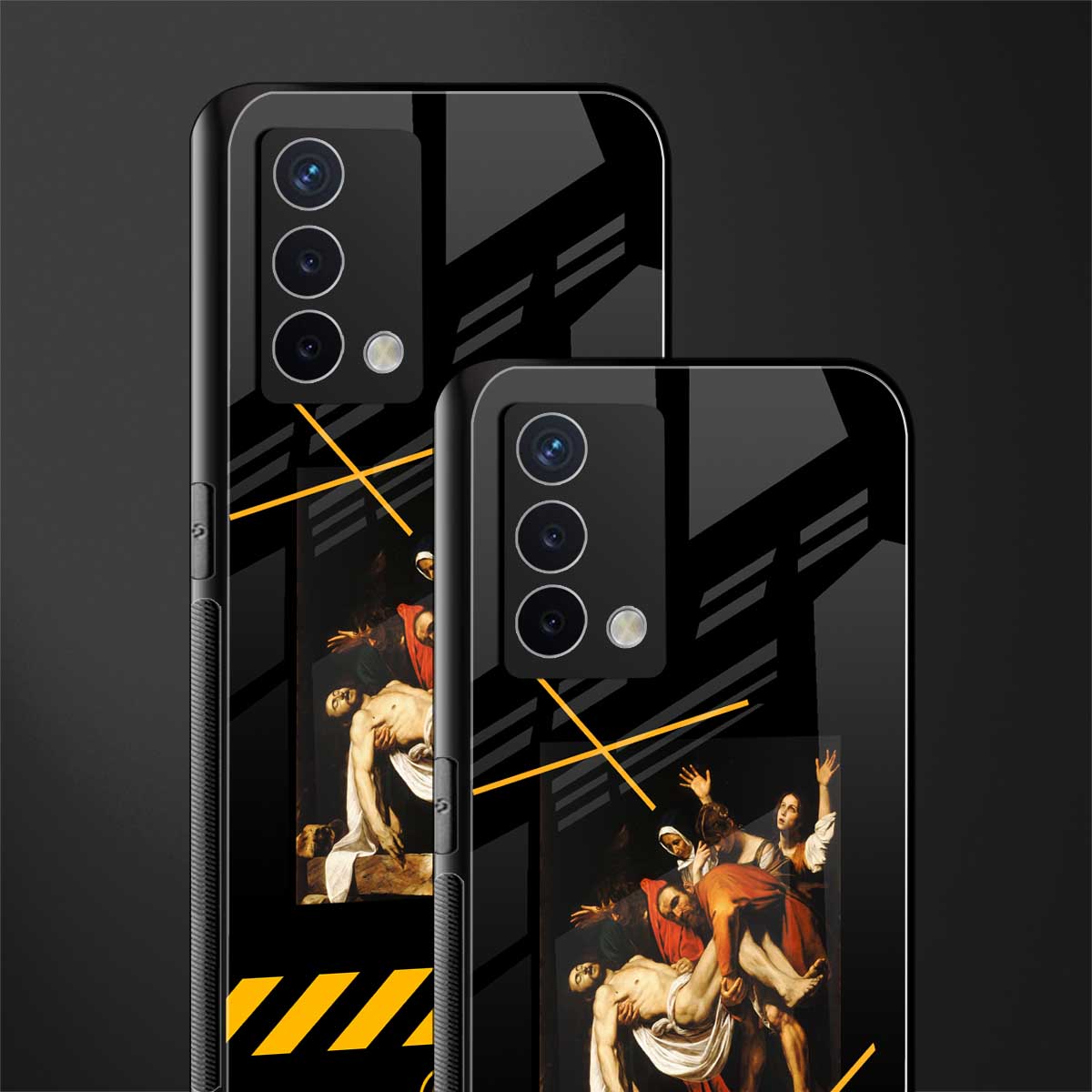 the entombment back phone cover | glass case for oppo a74 4g