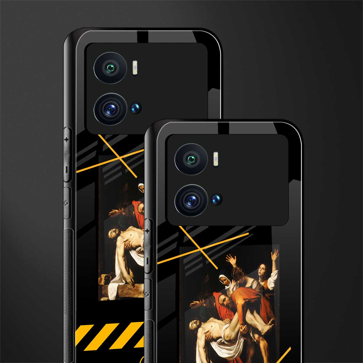 the entombment back phone cover | glass case for iQOO 9 Pro