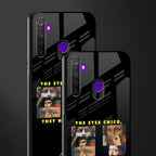 the eyes chico, they never lie movie quote glass case for realme narzo 10 image-2