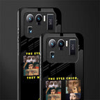 the eyes chico, they never lie movie quote glass case for mi 11 ultra 5g image-2