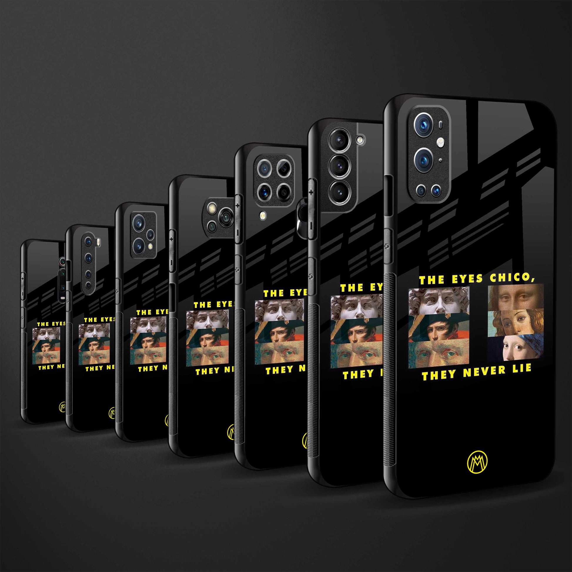 the eyes chico, they never lie movie quote glass case for oneplus 10 pro 5g image-3