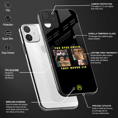 the eyes chico, they never lie movie quote glass case for oneplus 10 pro 5g image-4