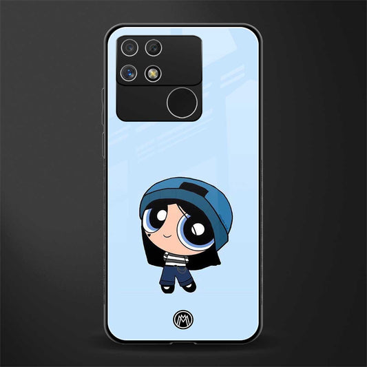 the powerpuff girls blue bubbles back phone cover | glass case for realme narzo 50a