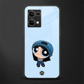the powerpuff girls blue bubbles back phone cover | glass case for oppo f21 pro 4g