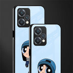 the powerpuff girls blue bubbles back phone cover | glass case for oneplus nord ce 2 lite 5g