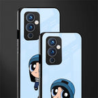 the powerpuff girls blue bubbles back phone cover | glass case for oneplus 9