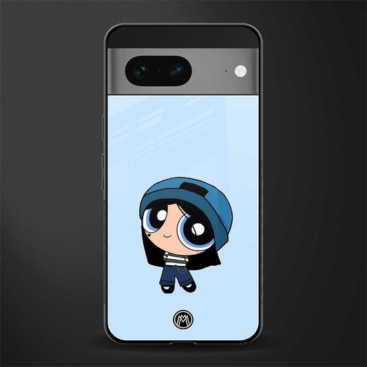 the powerpuff girls blue bubbles back phone cover | glass case for google pixel 7