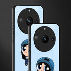 the powerpuff girls blue bubbles back phone cover | glass case for realme 11 pro 5g