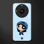 the powerpuff girls blue bubbles back phone cover | glass case for realme 11 pro 5g