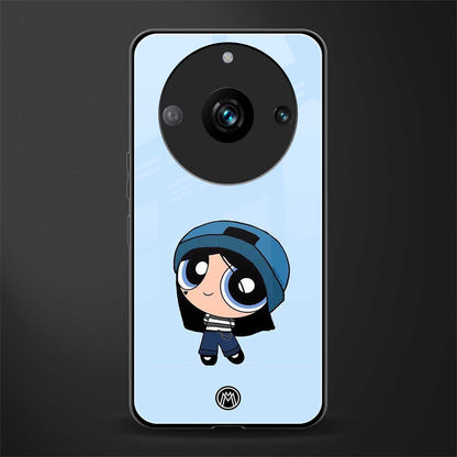 the powerpuff girls blue bubbles back phone cover | glass case for realme 11 pro 5g