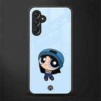 the powerpuff girls blue bubbles back phone cover | glass case for samsun galaxy a24 4g