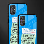 the reservation glass case for samsung galaxy m31s image-2