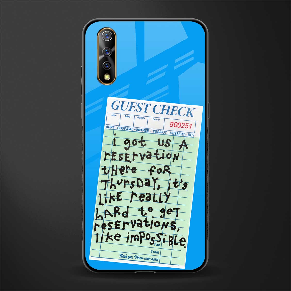 the reservation glass case for vivo s1 image