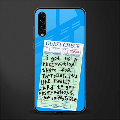 the reservation glass case for samsung galaxy a50 image