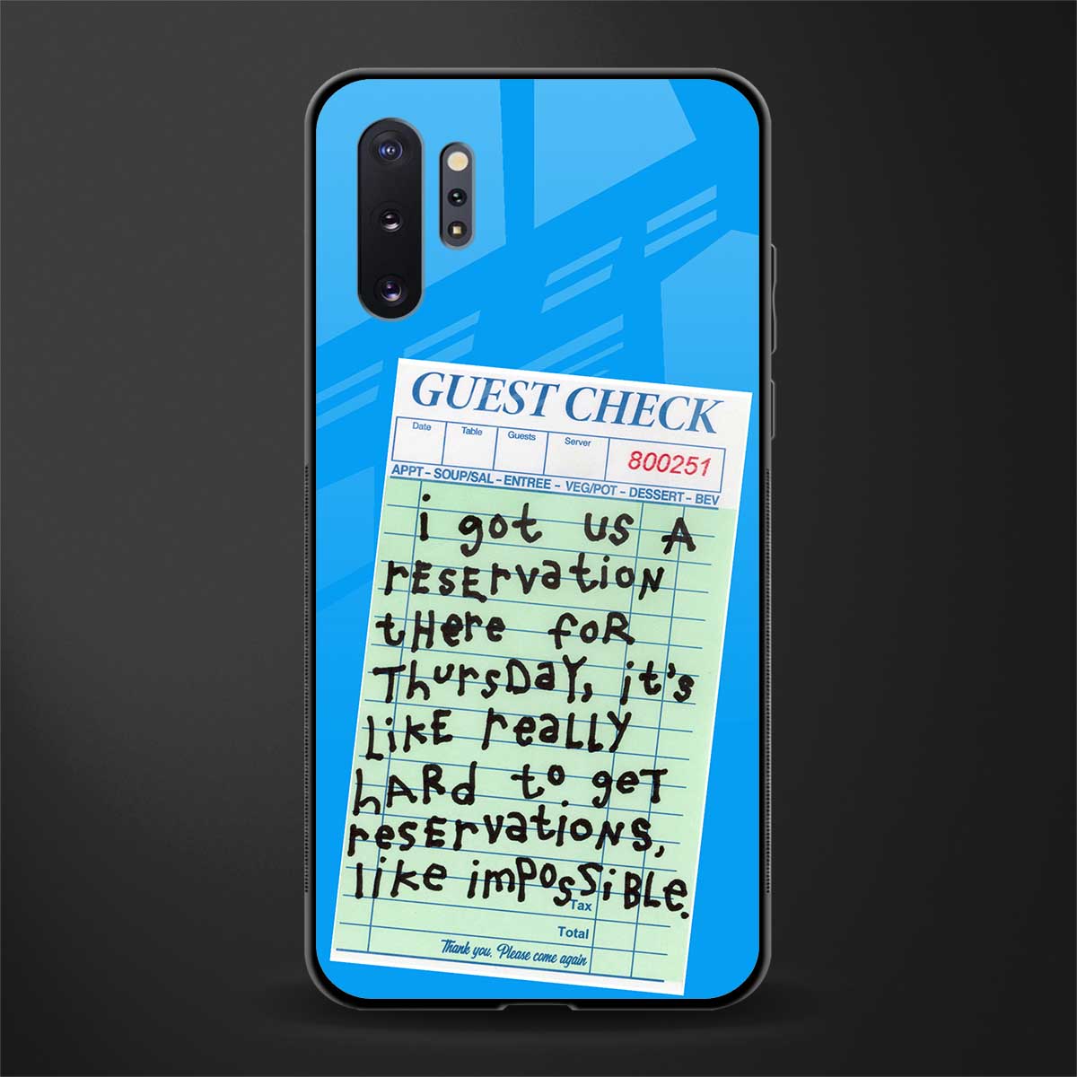 the reservation glass case for samsung galaxy note 10 plus image