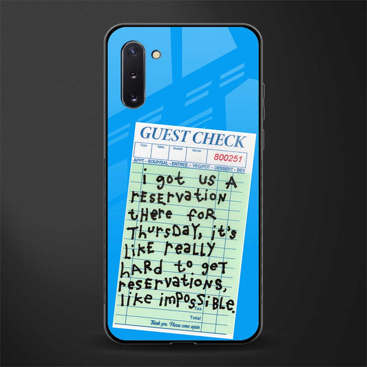 the reservation glass case for samsung galaxy note 10 image