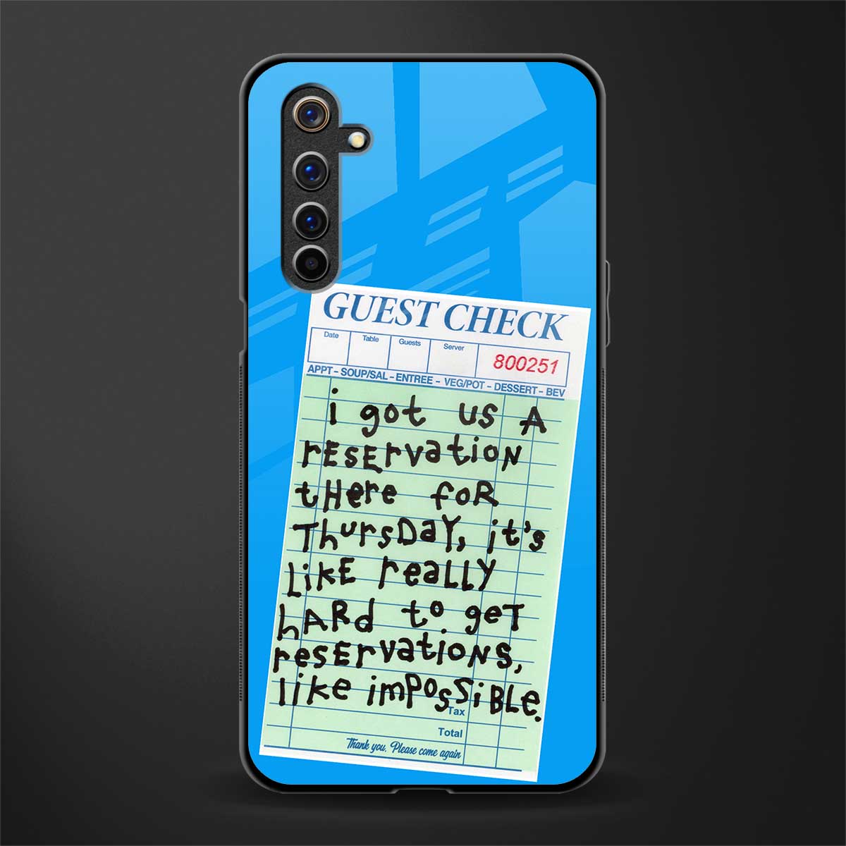 the reservation glass case for realme 6 pro image