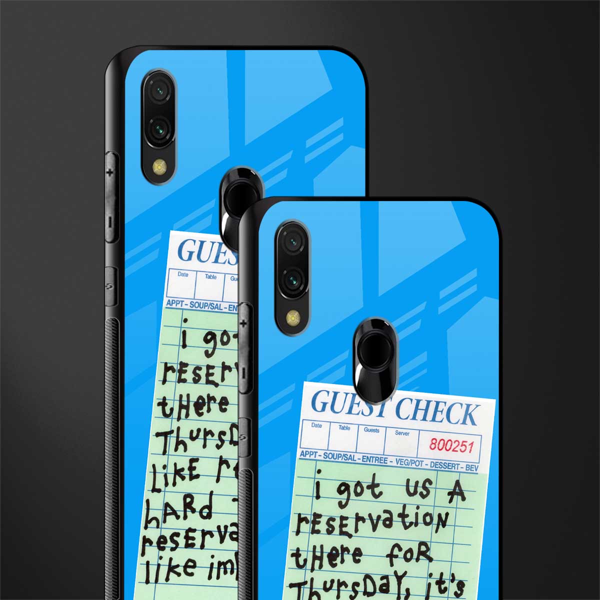 the reservation glass case for redmi note 7 image-2