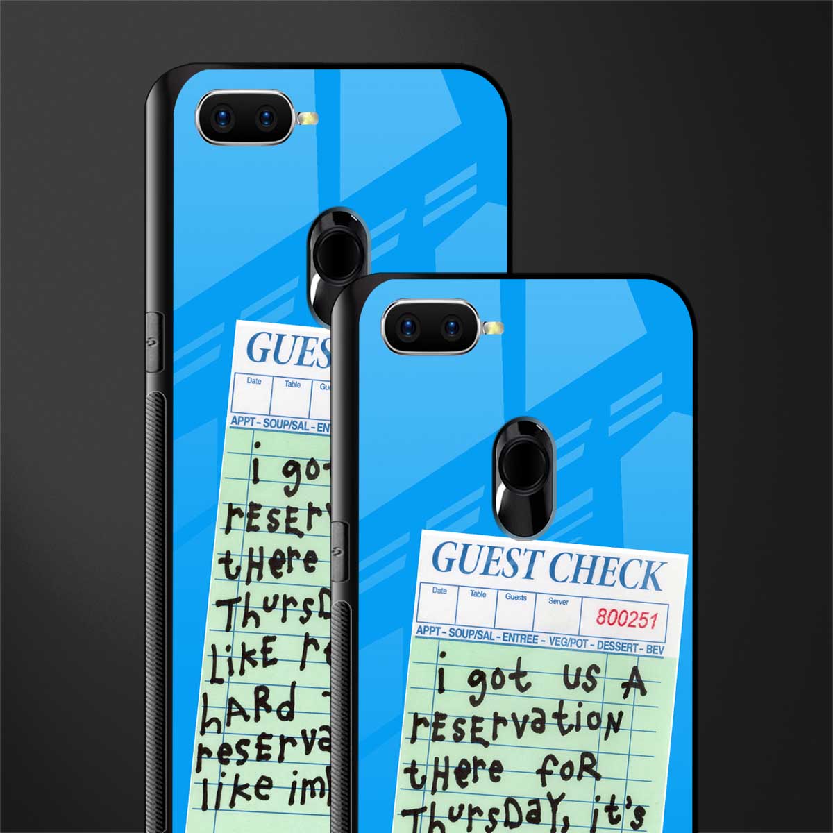 the reservation glass case for oppo a7 image-2