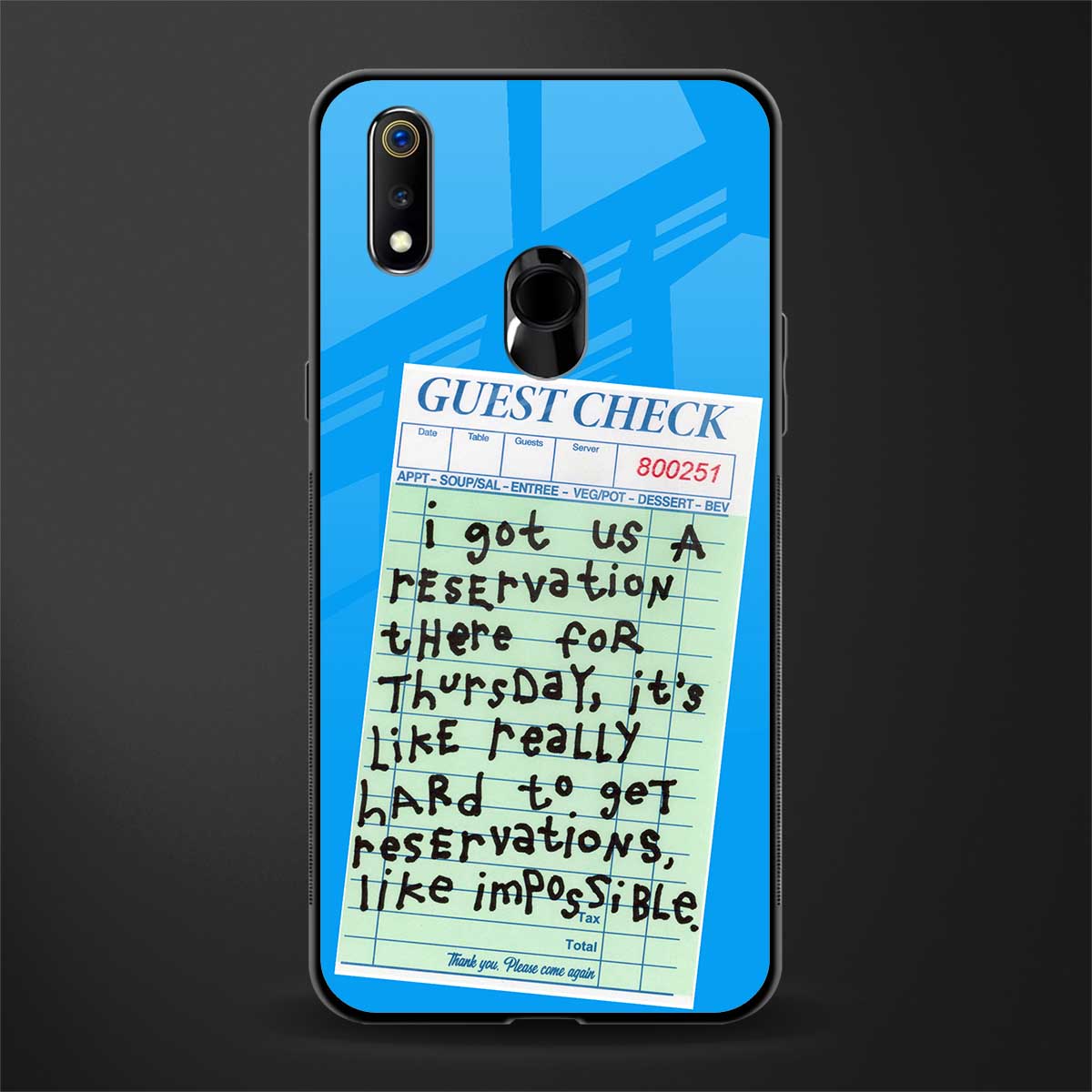 the reservation glass case for realme 3 pro image