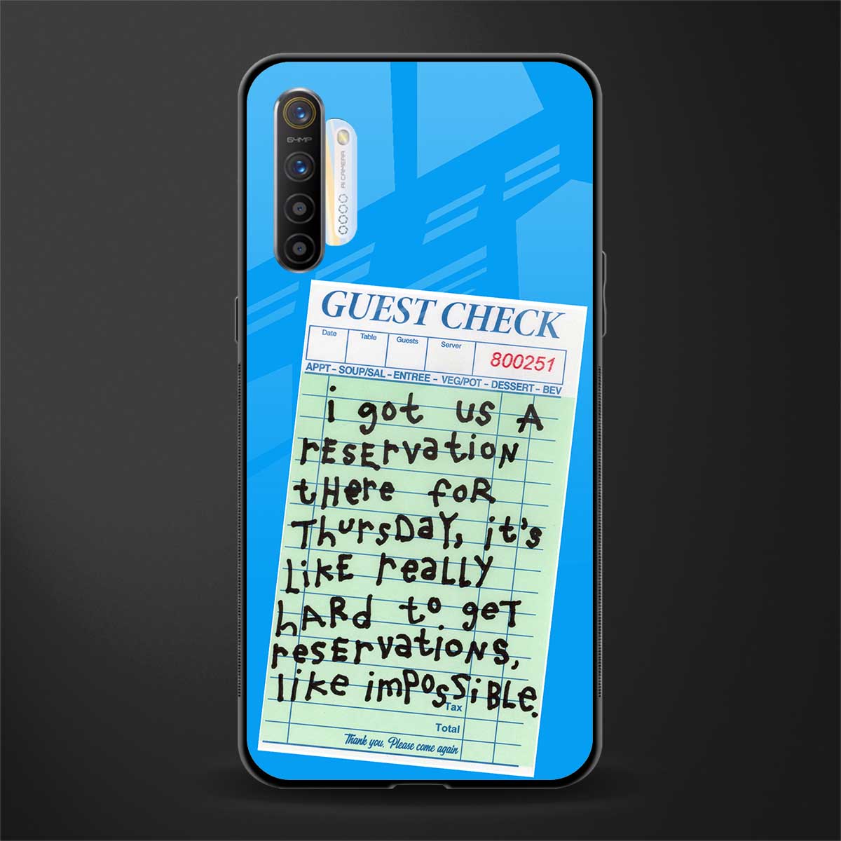 the reservation glass case for realme xt image