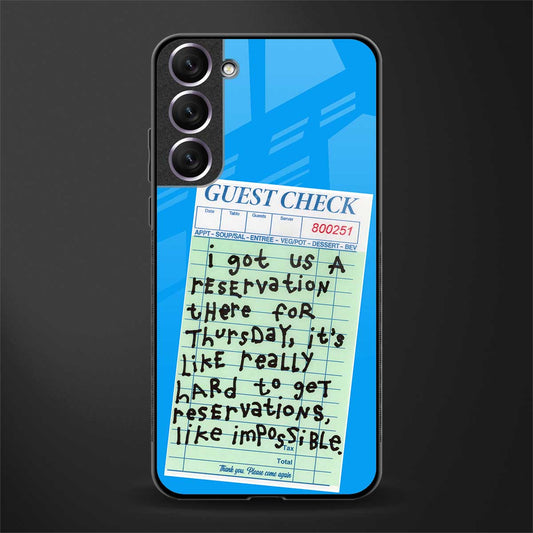 the reservation glass case for samsung galaxy s21 image
