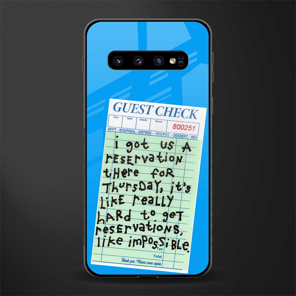 the reservation glass case for samsung galaxy s10 plus image