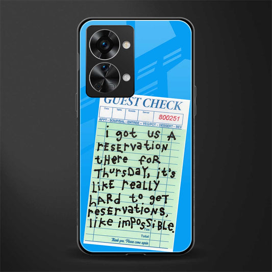 the reservation glass case for phone case | glass case for oneplus nord 2t 5g